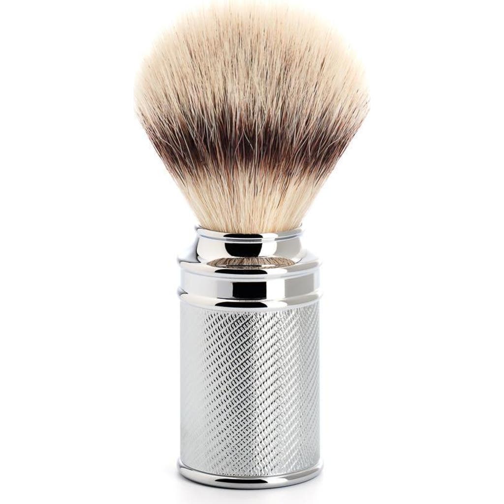 Mühle Traditional Chrome Silvertip Fiber Shaving Brush In Silver