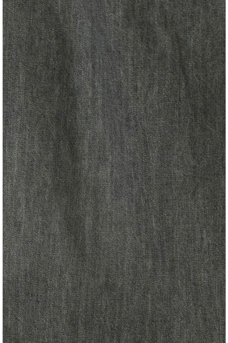Denim Button-Up Shirt, Alternate, color, GREY WASH