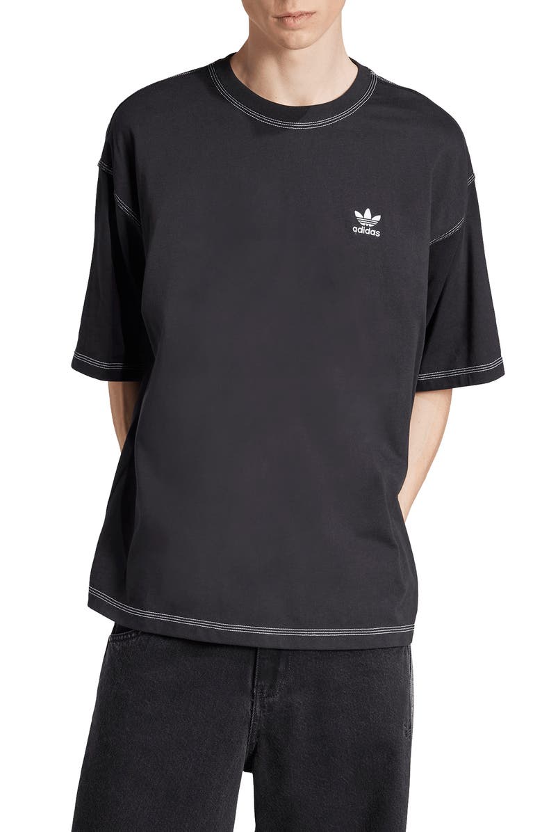 adidas Essentials Crewneck T-Shirt, Main, color, 