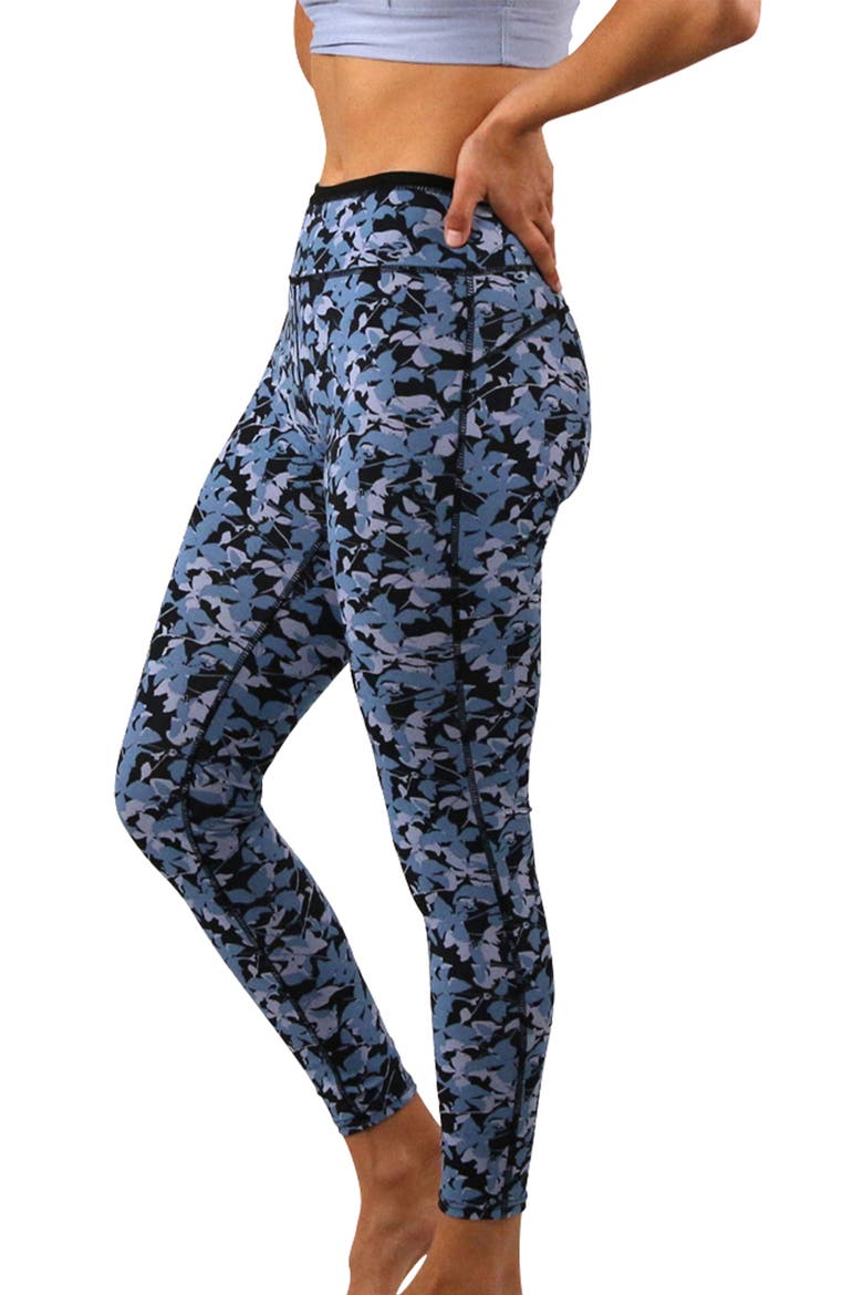 Active Sport Swim Leggingz, Alternate, color, Black Shadow Floral