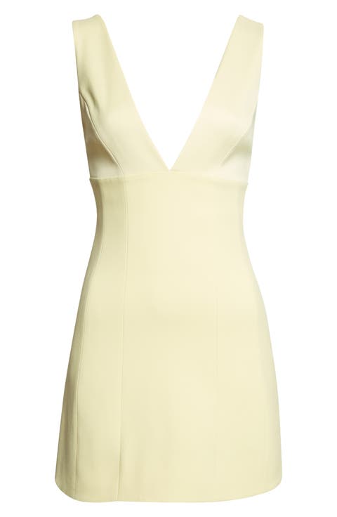 Mandy Plunge Neck Sleeveless Minidress