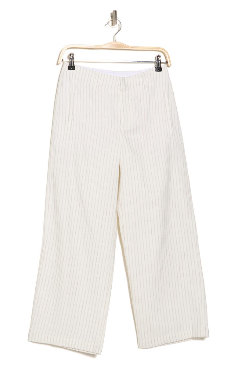 rag & bone Dylan Linen & Cotton Crop Pants, Alternate, color, 