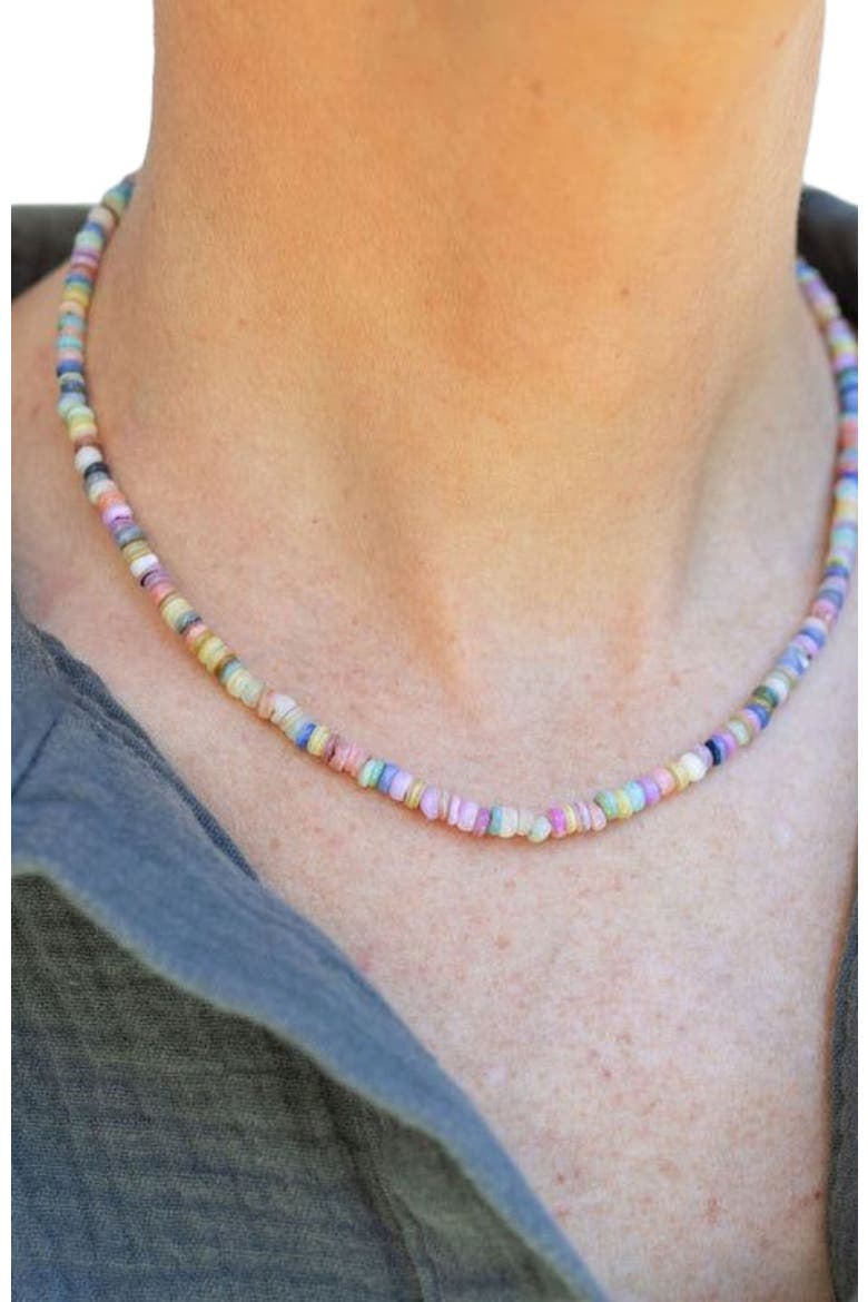 Misty Daydream Necklace, Alternate, color, Pink