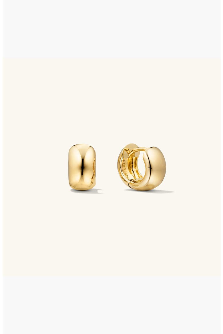 Chunky Huggie Hoop Earrings, Alternate, color, 18k Gold Vermeil
