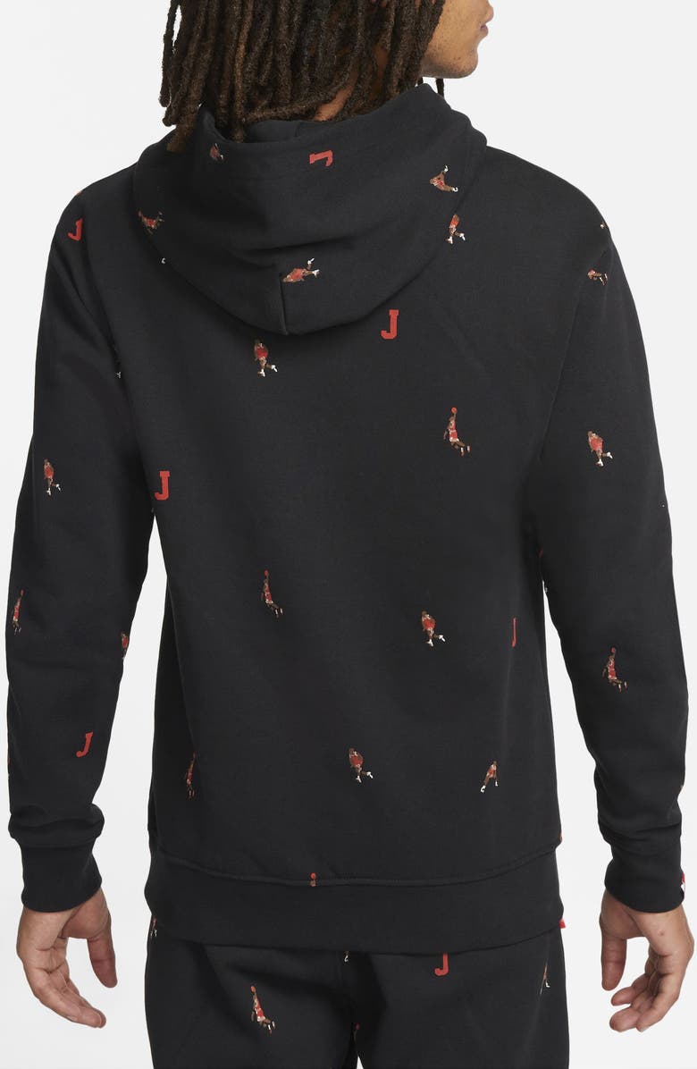 Jordan Essentials Graphic Fleece Hoodie, Alternate, color, 