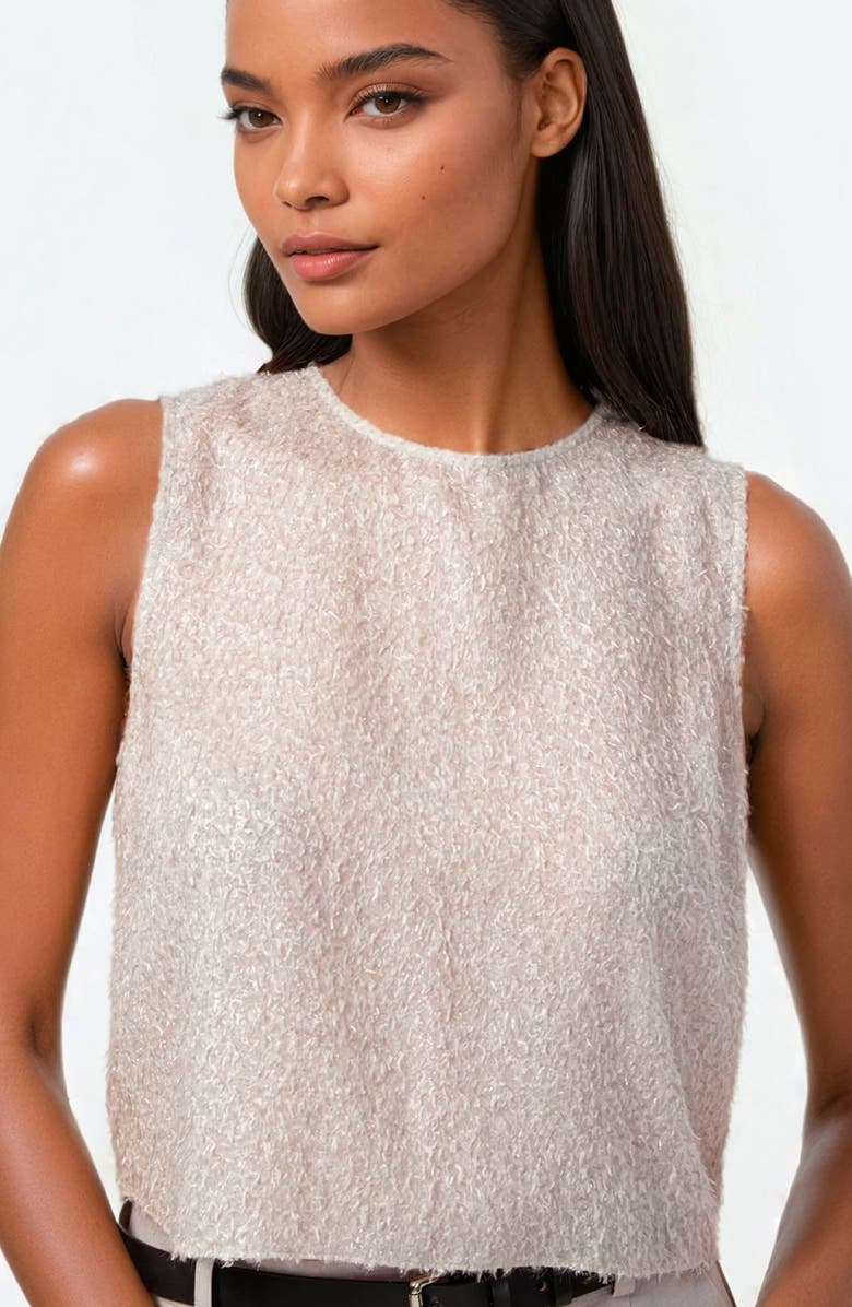 CAMI NYC Romilly Metallic Silk Blend Chiffon Sleeveless Top, Alternate, color, 