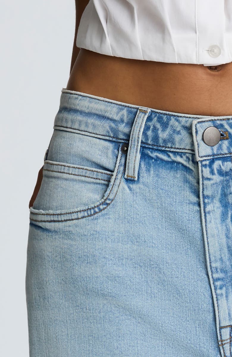 Kenneth Cole Low Rise Wide Leg Jeans, Alternate, color, Vista Wash