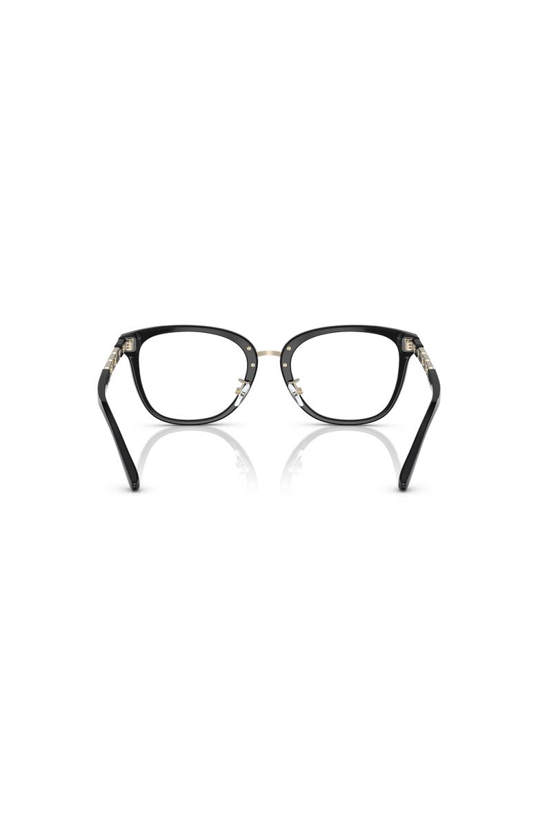 Michael Kors 52mm Square optical glasses, Alternate, color, Black