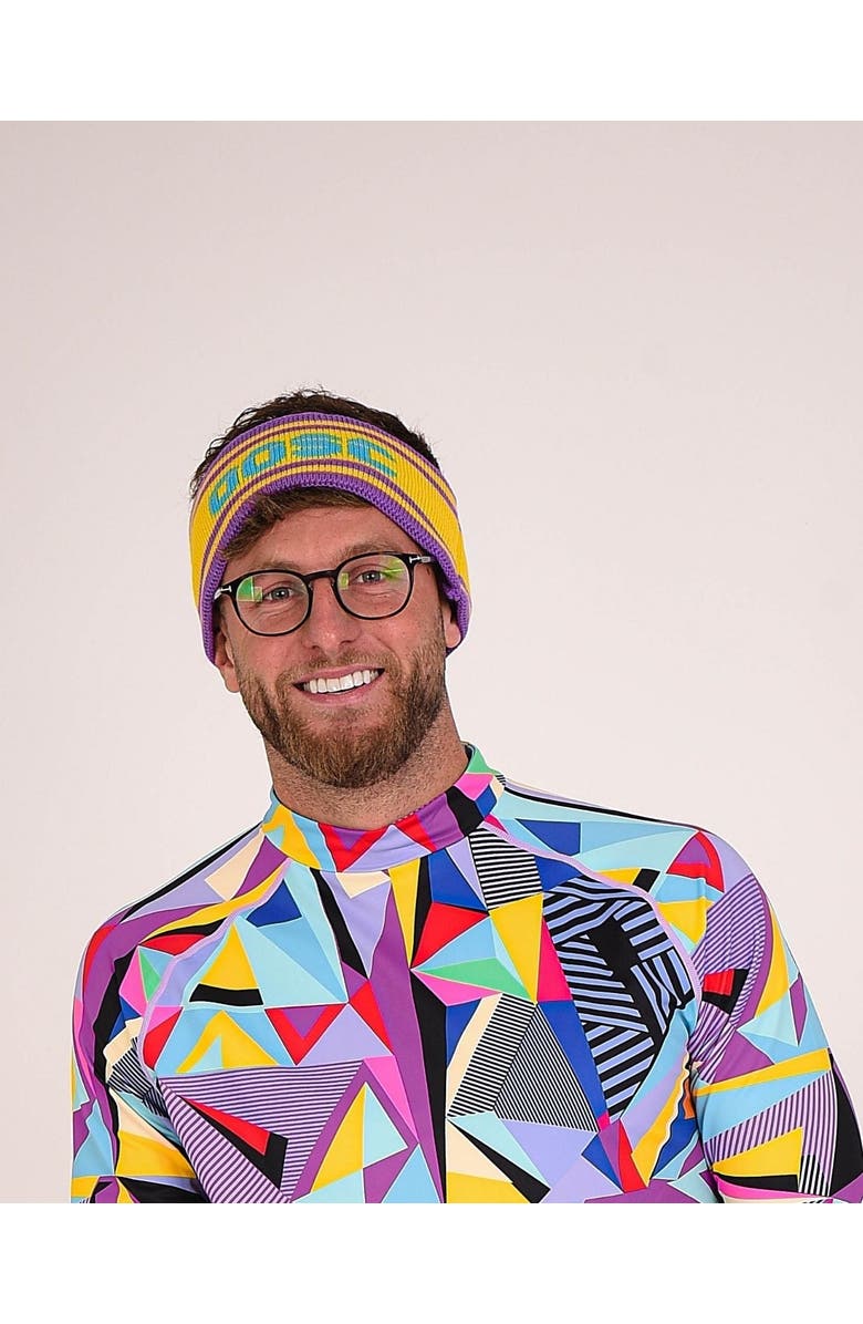 OOSC Après Headband - Purple, Blue, Yellow, Main, color, Purple, Blue, Yellow