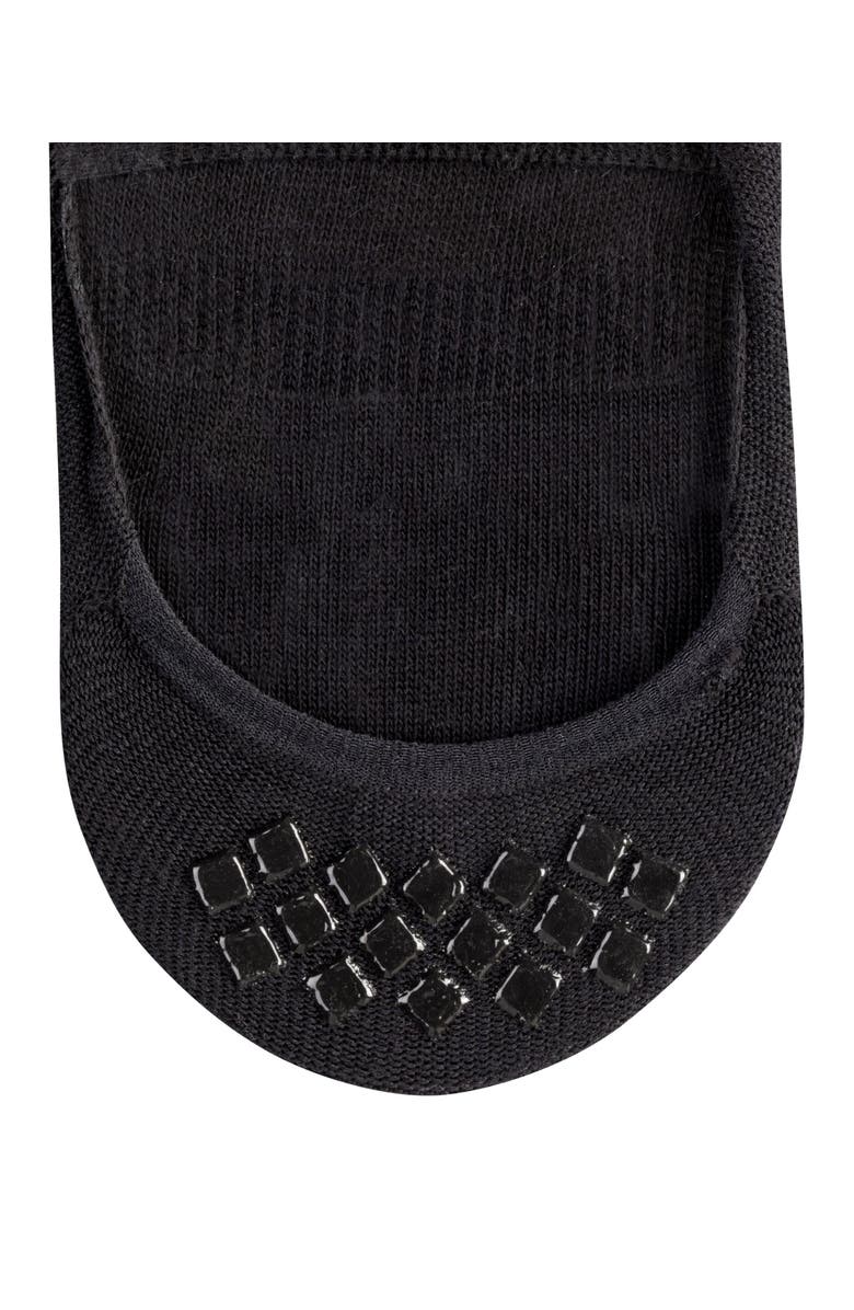 Falke Step Cotton High Cut No Show Socks, Alternate, color, Black