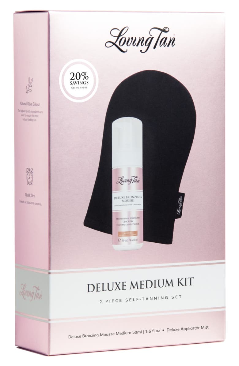 Loving Tan Deluxe Medium Self-Tanning Kit, Alternate, color, Medium