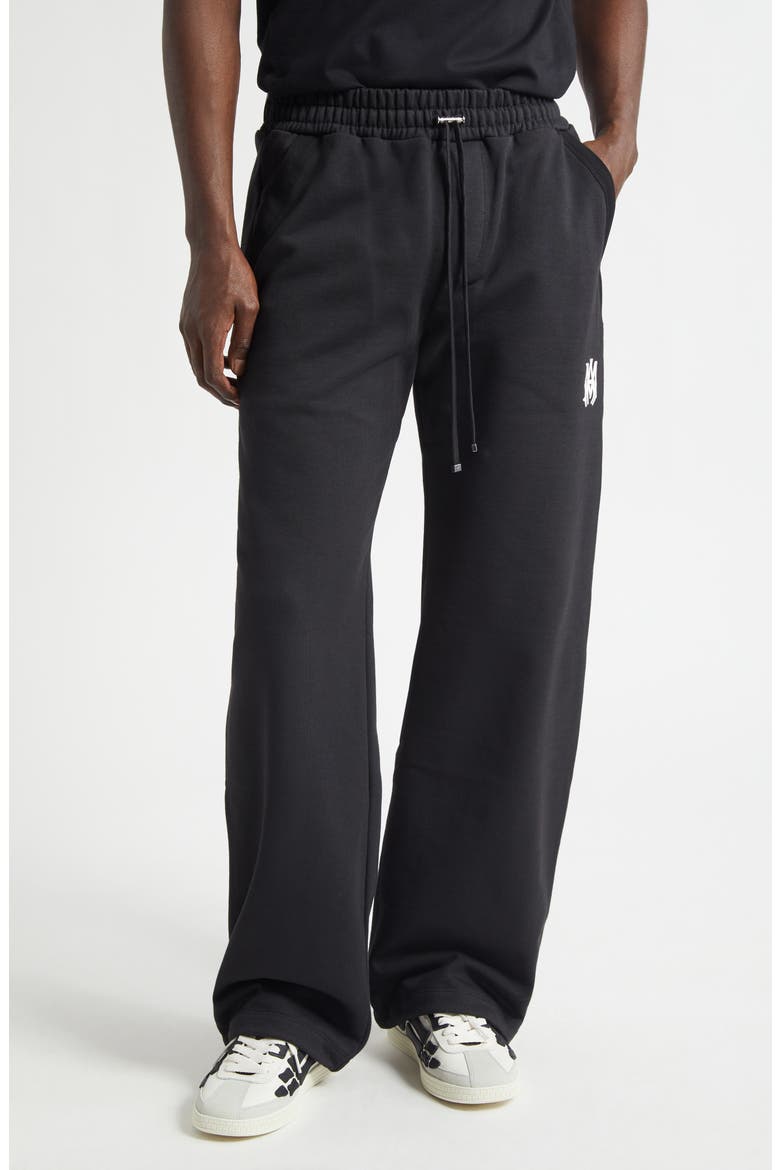 Core Logo Drawstring Pants, Main, color, BLACK