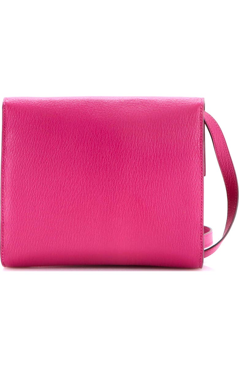 Pre-Owned Hermes Clic Wallet on Strap Chevre Mysore 16, Alternate, color, Rose Pourpre