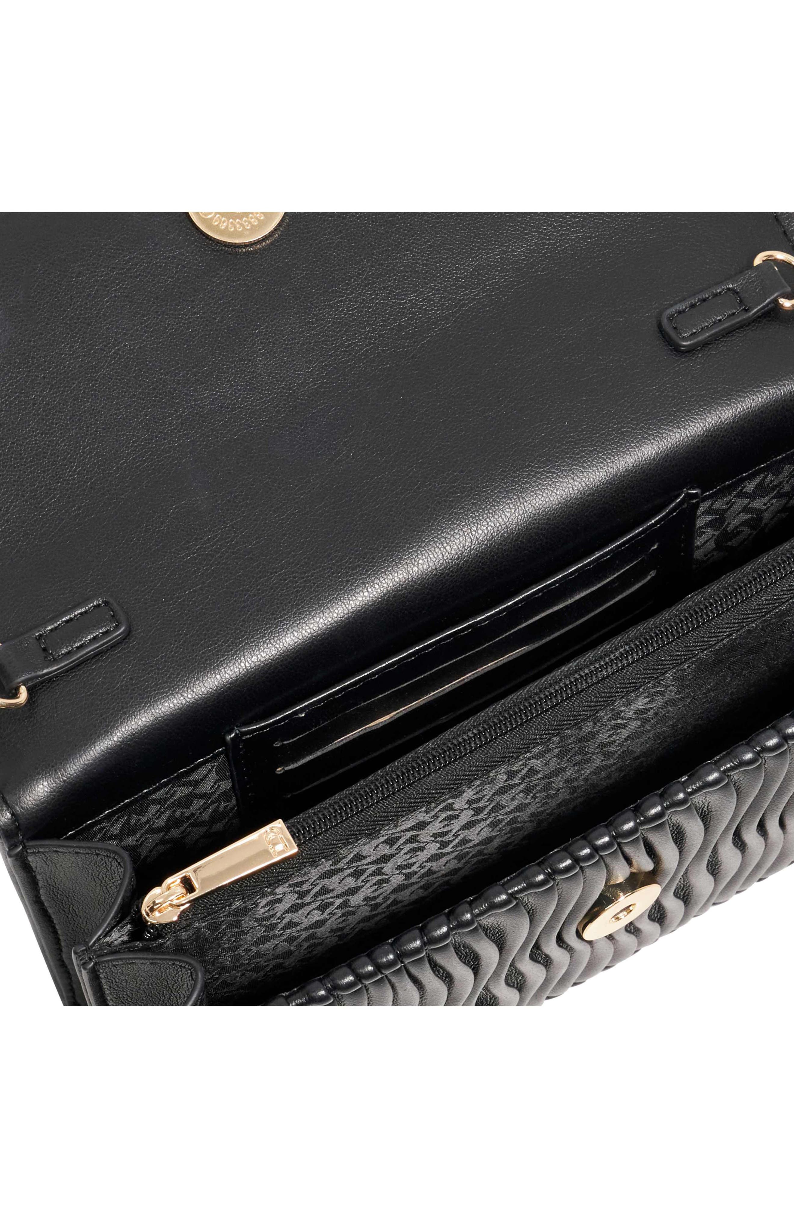 Dune London Starlites Faux Leather Clutch, Alternate, color, 