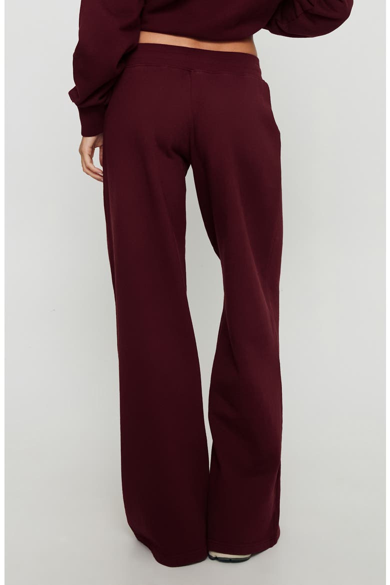 Dodie Wide Leg Sweatpants, Alternate, color, WASHED CURRANT