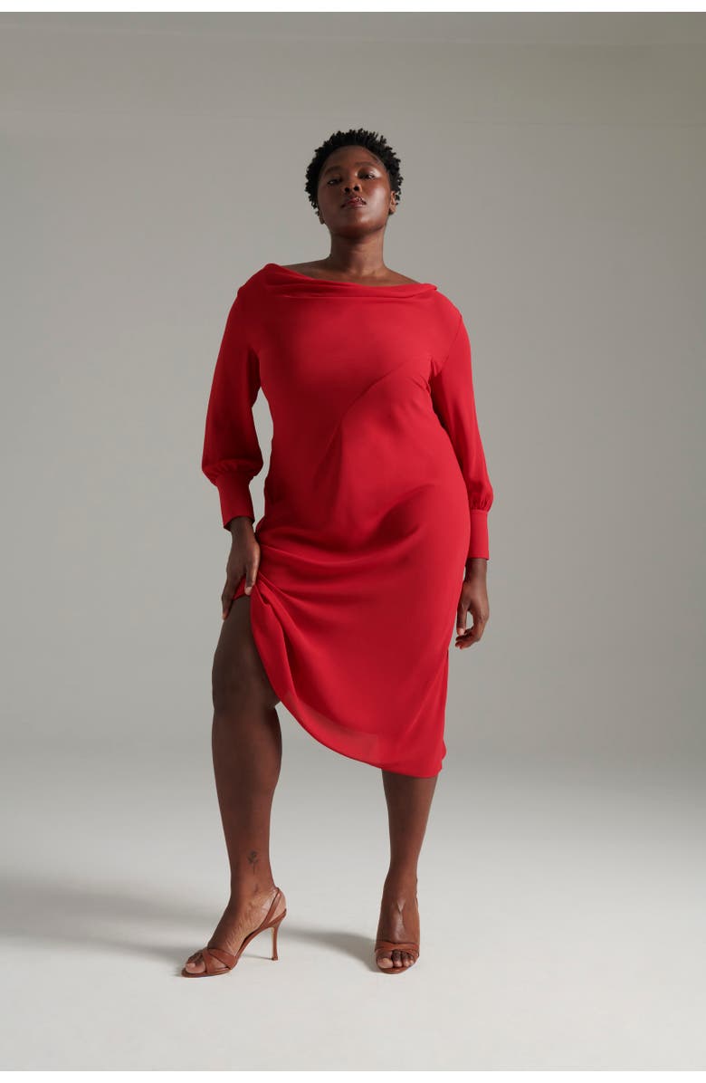 Pari Passu Millie Bias Dress, Alternate, color, 