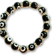 Humanist Beauty Evil Eye Beaded Bracelet