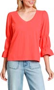 APNY Renaissance Sleeve Cotton Slub Top