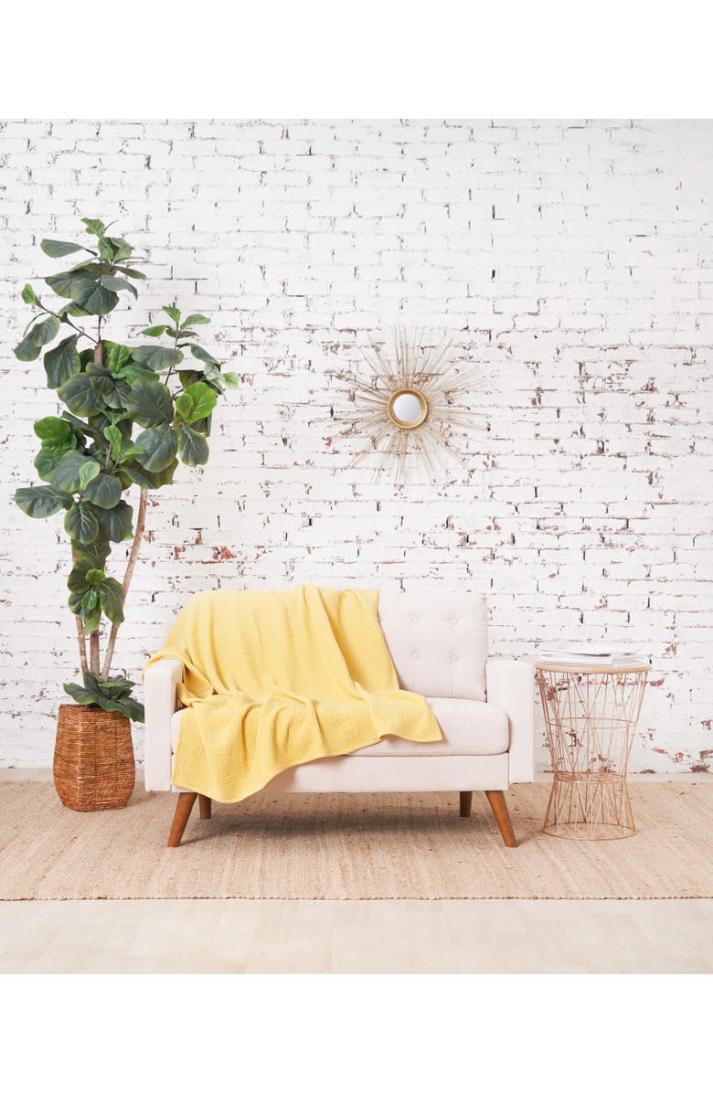 carol
frank Ryker Dandelion Throw Blanket, Alternate, color, Yellow