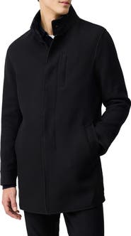 Rodd & Gunn Cain Flat Front Organic Cotton Twill Coat