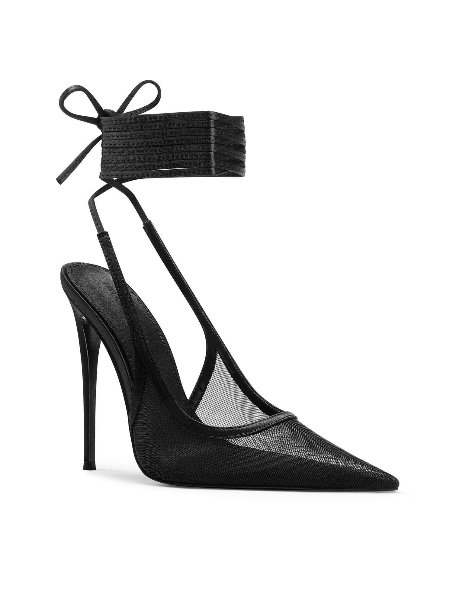 FEMME Cobra Lace Up Pump, Alternate, color, Black