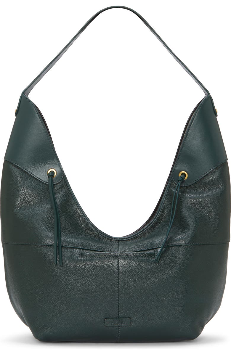 Vince Camuto Ganya Leather Hobo Bag, Alternate, color, Blue 01