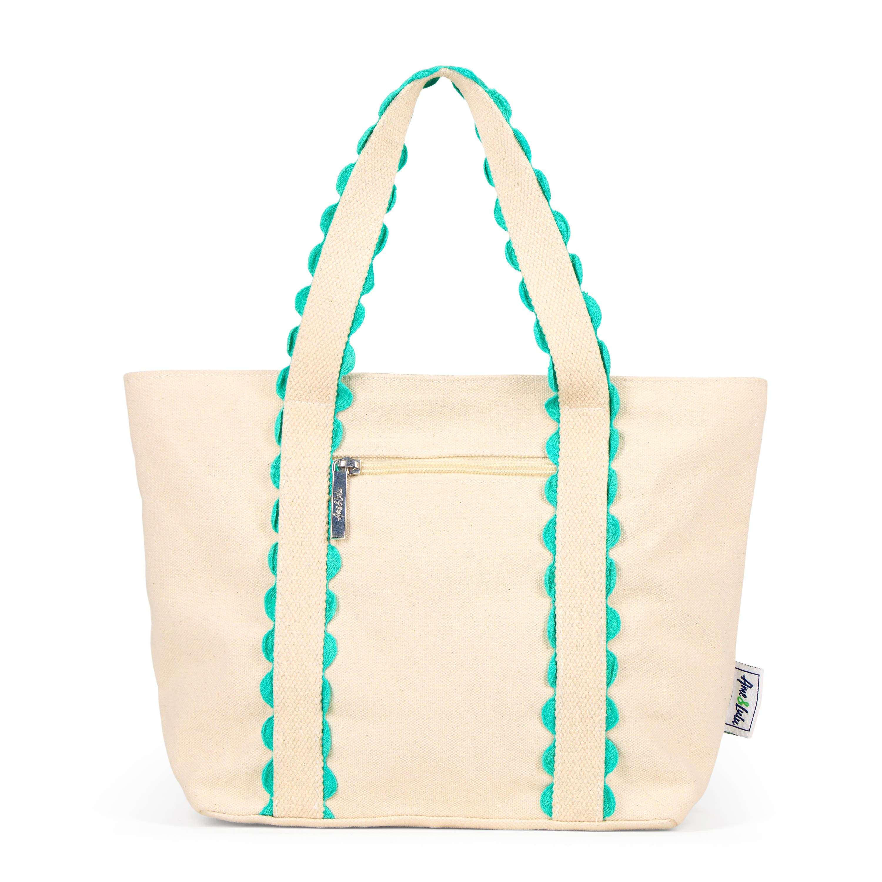 Ame & Lulu Nantucket Mini Tote, Alternate, color, Teal