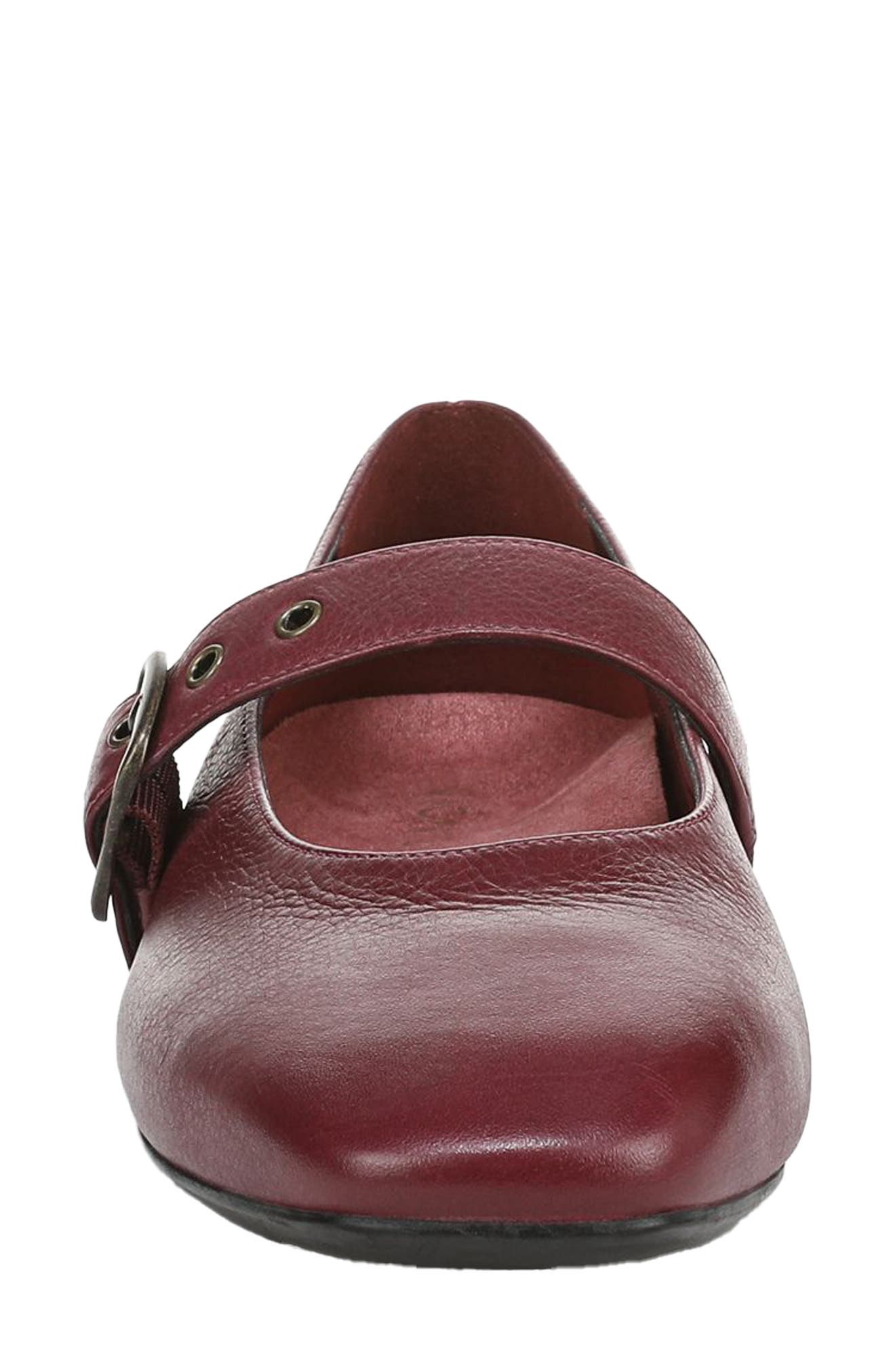 Vionic Heloise Mary Jane Flat, Alternate, color, Cherry Jubilee