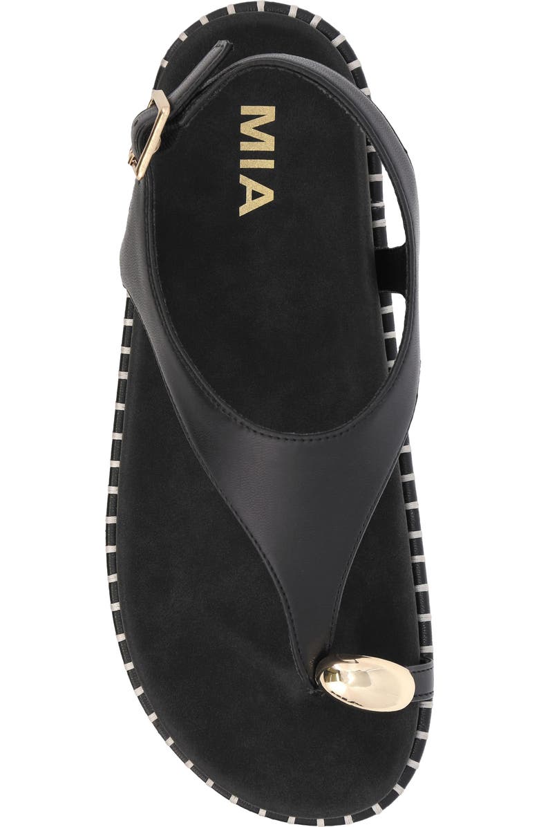MIA Leilah Slingback Platform Sandal, Alternate, color, Black
