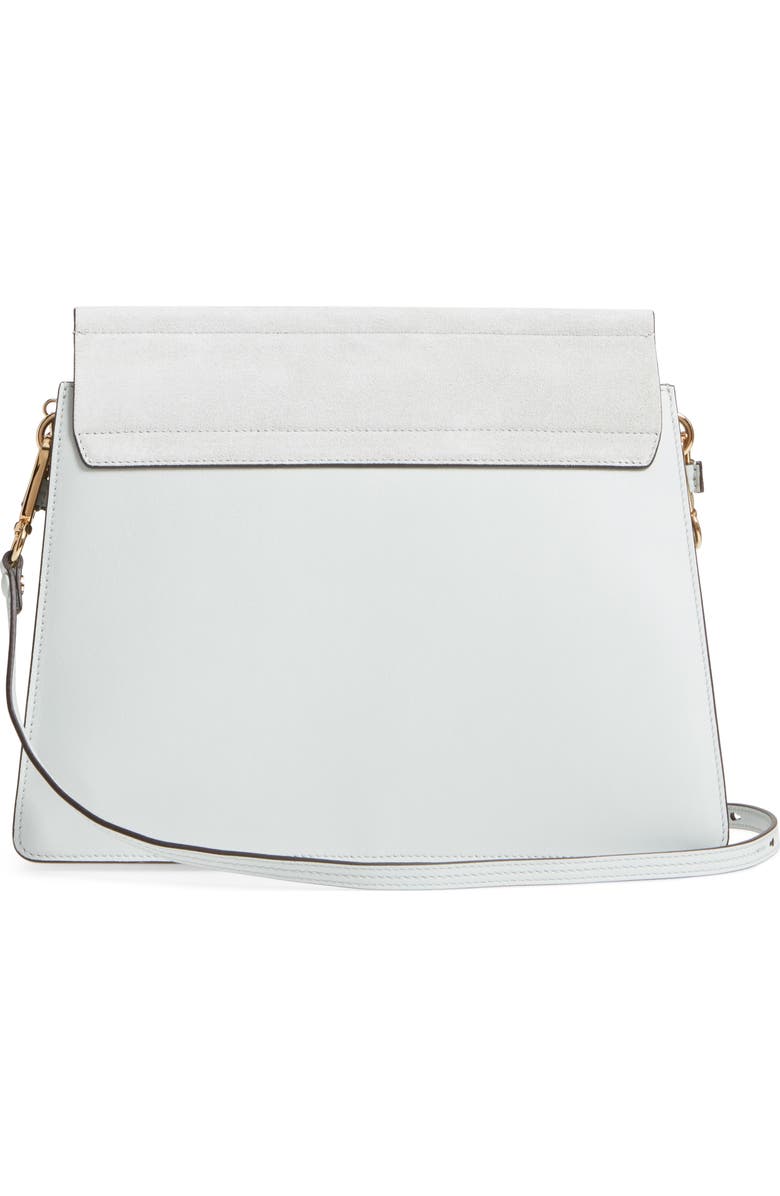 Chloé Faye Calfskin Suede & Leather Shoulder Bag, Alternate, color,