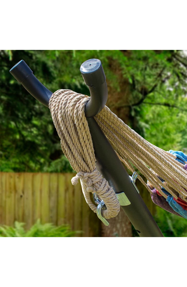 SORBUS Two-Person Hammock with Stand, Alternate, color,