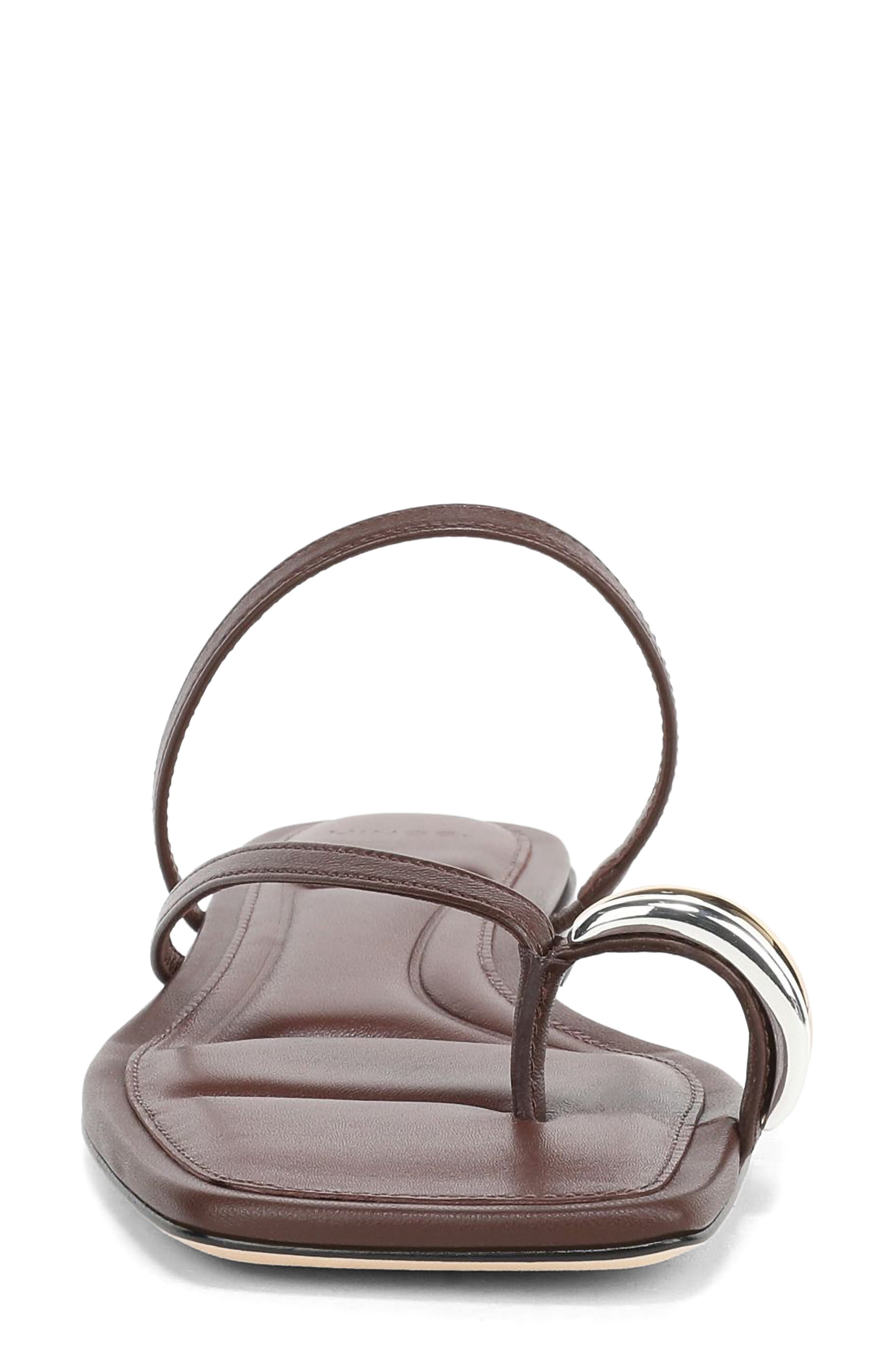 Polli Toe Loop Sandal, Alternate, color, MOLTON BROWN