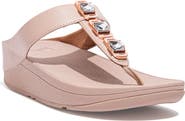 FitFlop Fino Crystal Wedge Flip Flop Sandal