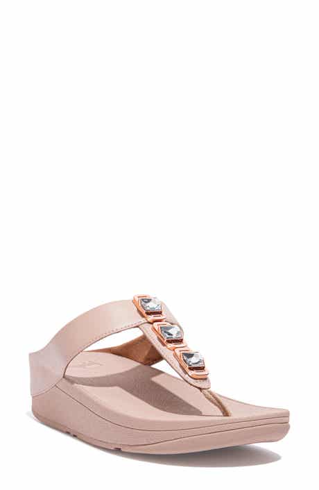 FitFlop Fino Crystal Wedge Flip Flop Sandal