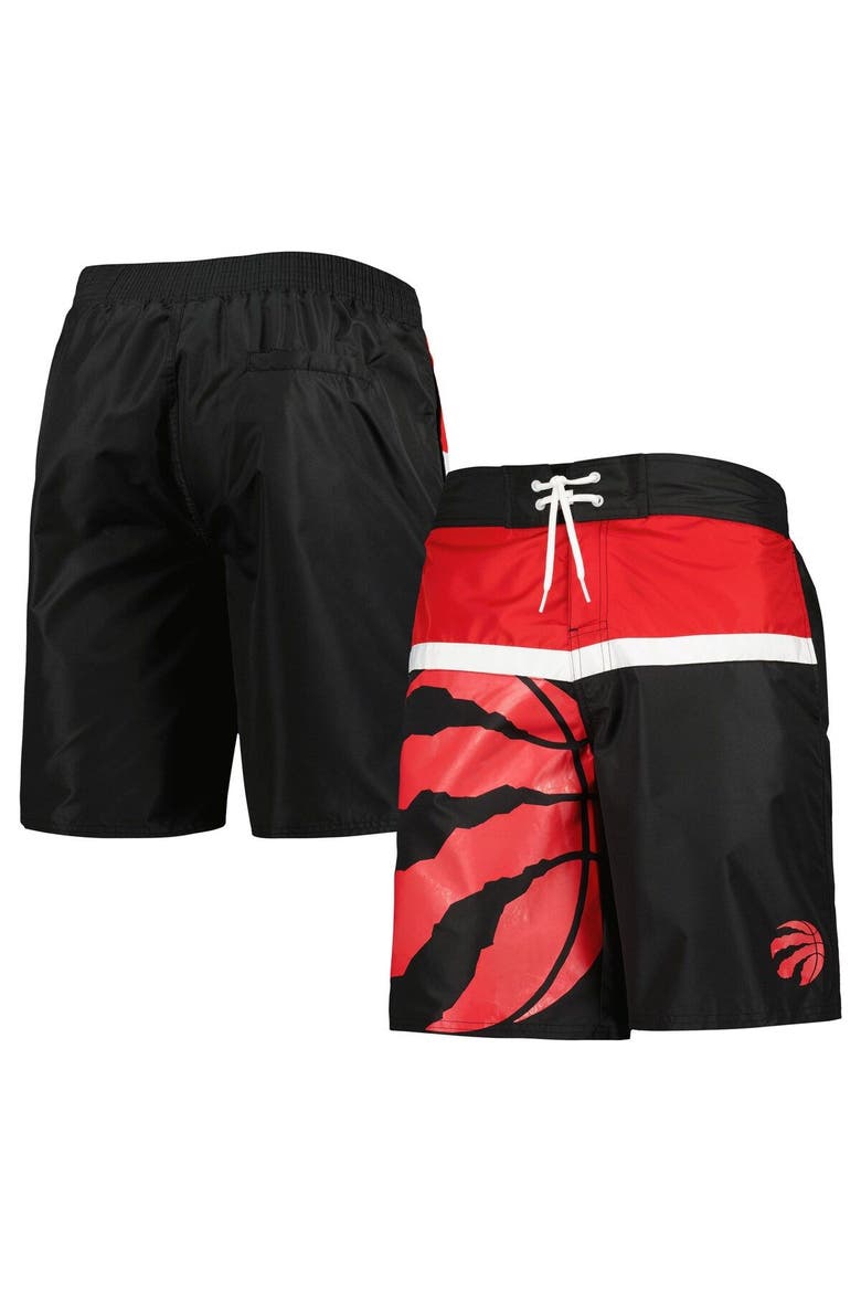Men's G-III Sports by Carl Banks Black Toronto Raptors Sea Wind Swim Trunks, Main, color, Black