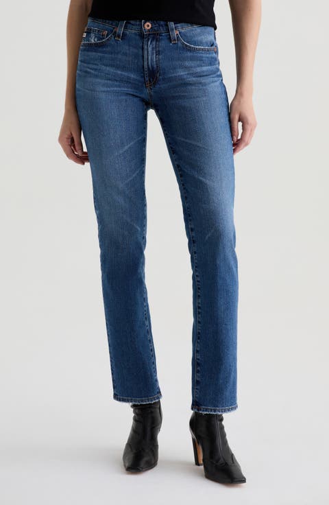 Sandra Low Rise Slim Straight Leg Jeans (15 Years Prague)