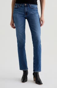 AG Sandra Low Rise Slim Straight Leg Jeans