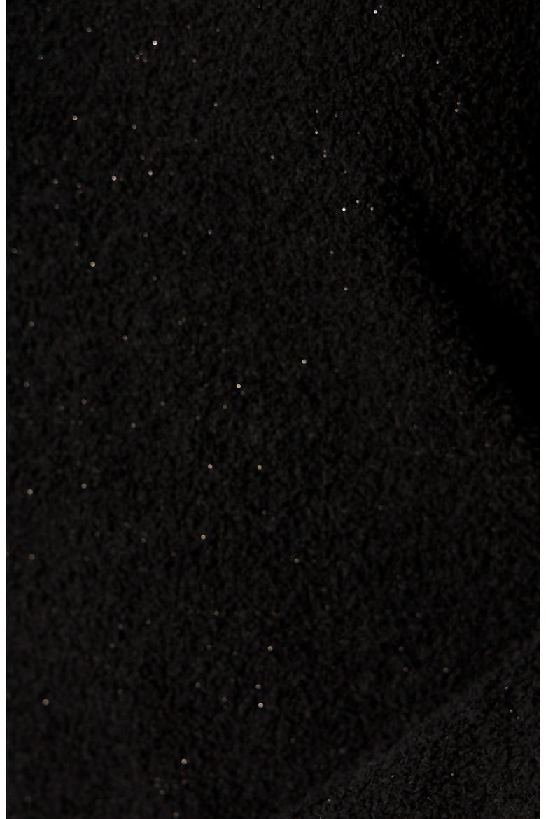 Teddy Shine Sweater, Alternate, color, BLACK