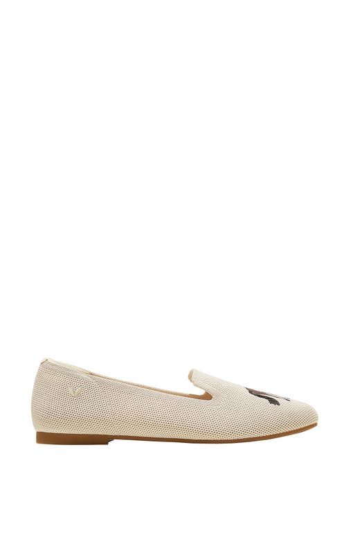Vivaia Round-toe Embroidered Loafers