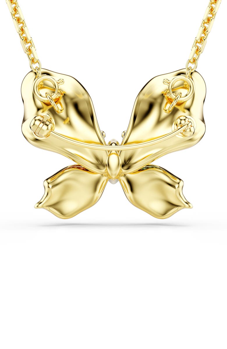Swarovski Idyllia Crystal Butterfly Brooch & Pendant Necklace, Alternate, color, Multicolored