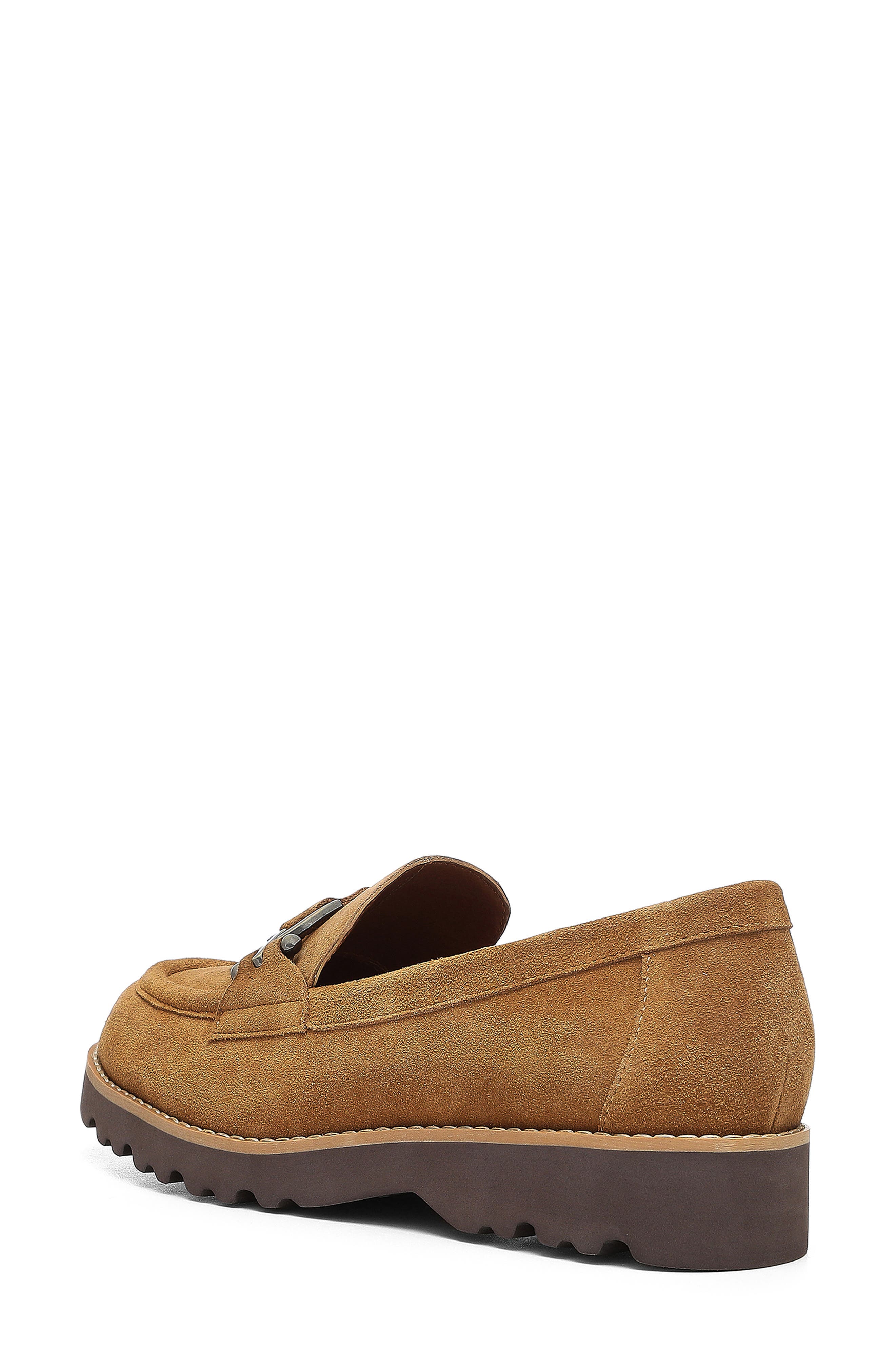 Clio Slip-on Chunky Loafer, Alternate, color, SADDLE