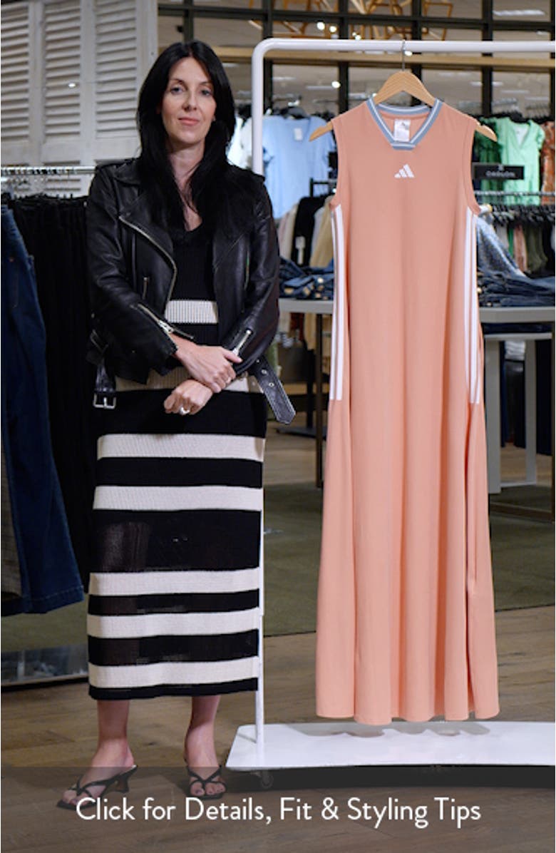 Tiro Recycled Polyester Maxi Dress, sales video thumbnail