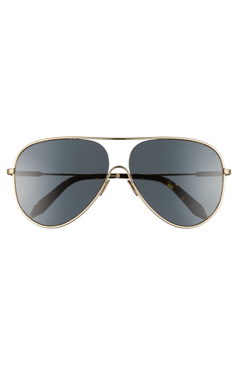 Victoria Beckham Loop 62mm Oversize Aviator Sunglasses, Alternate, color, 