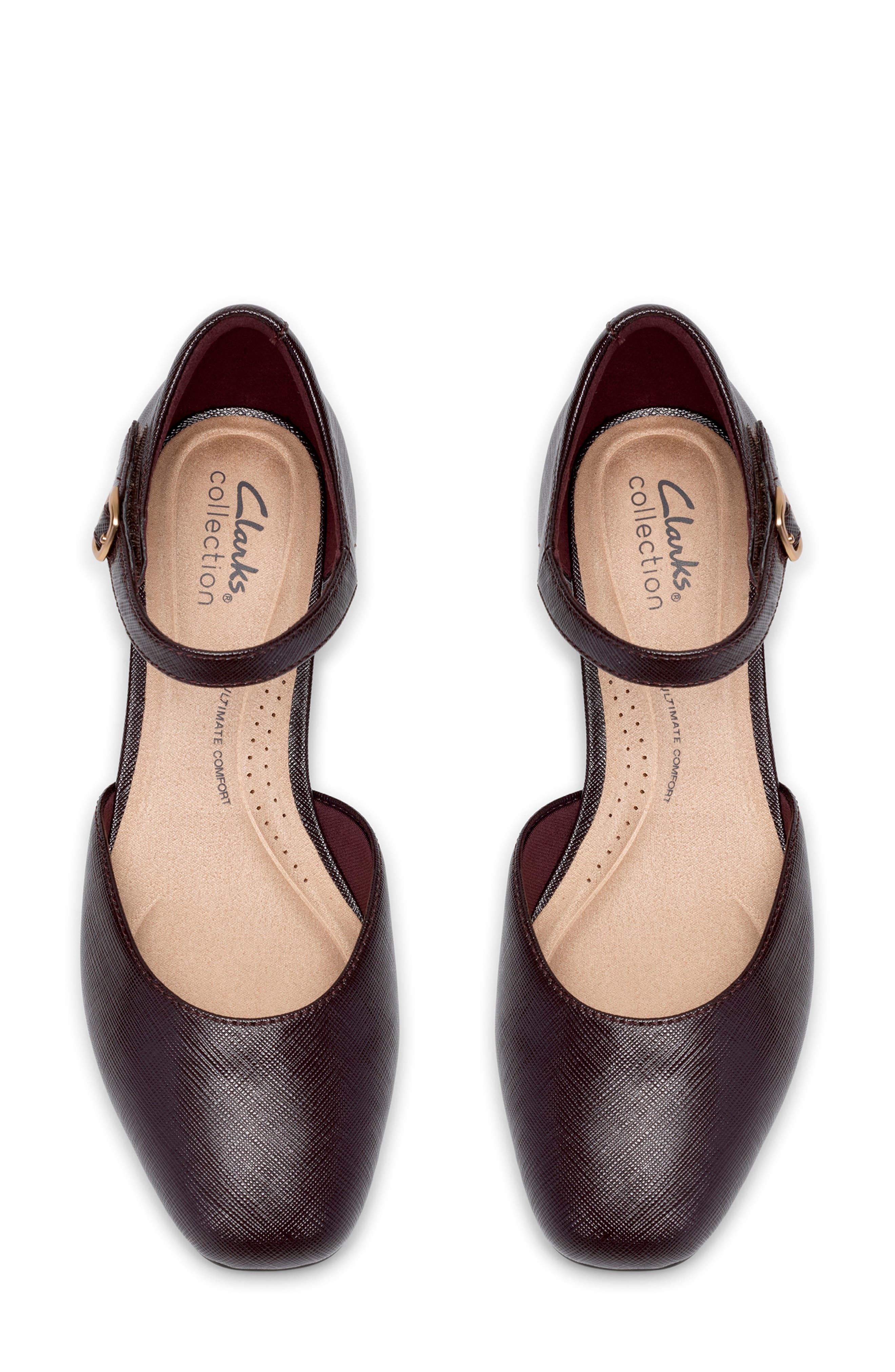 Iridessa Ankle Strap Pump, Alternate, color, MERLOT INTEREST