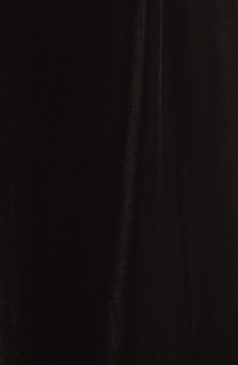 Oscar de la Renta Sleepwear Long Velvet Robe, Alternate, color,