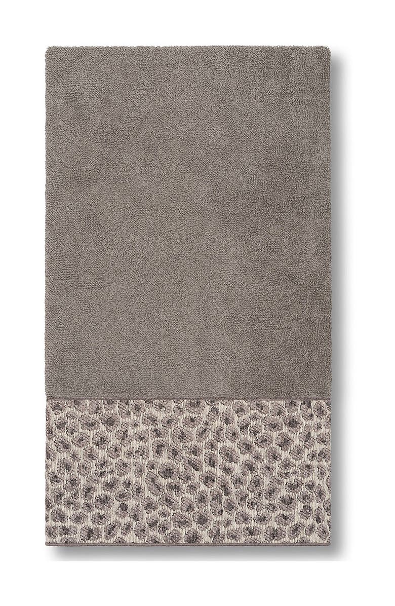 Linum Home Textiles Spots Embellished Bath Towel - Dark Grey, Main, color, Dark Grey