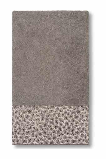 Linum Home Textiles Spots Embellished Bath Towel - Dark Grey