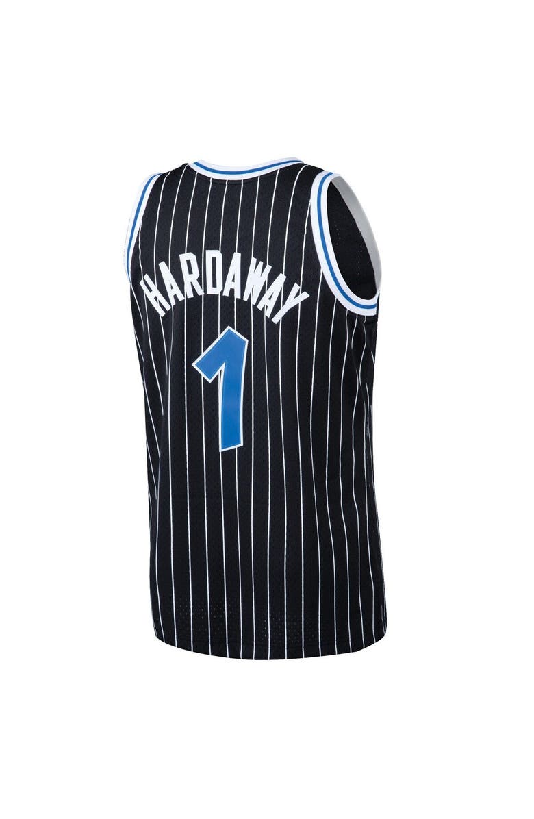Mitchell & Ness Men's Mitchell & Ness Penny Hardaway Black Orlando Magic Hardwood Classics Swingman Jersey, Alternate, color, Black