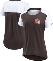 Nike Women's Nike Brown Cleveland Browns Performance Fashion T-Shirt
