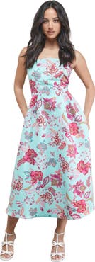 Oasis Strappy Midi Prom Dress